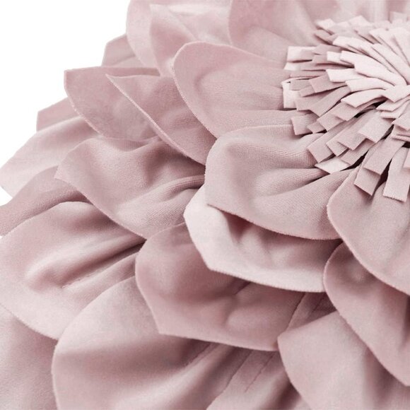 3D Flower Handmade Throw Pillow Covers Decorative Cushion Covers Soft Velvet Pil - Picture 5 of 9